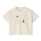 Zen Line Art Boxy Tee — Women’s Minimalist Meditation Graphic - Soul Breathe